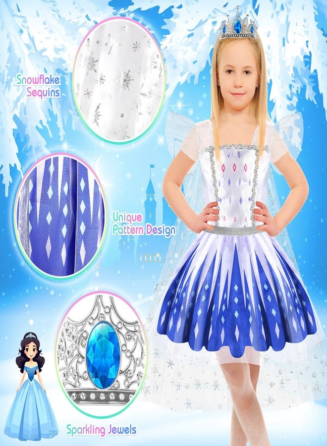 EULRGAUS Princess Dress Up, Toddler Dress Up Clothes, Cosplay Princess Costume Gift Set with Princess Dresses and Princess Toys, Pretend Play Girl Toys Age 3-6, Halloween Christmas Birthday Gift - Image 3